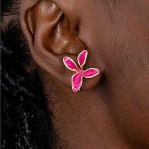 Boho flower earrings M444